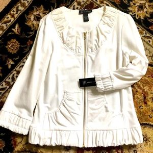 INC WHITE JACKET